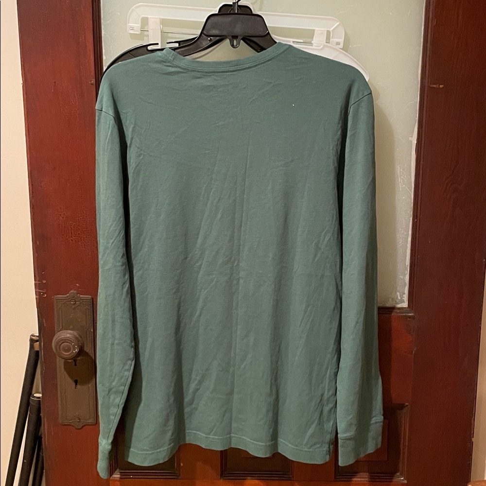 Life Is Good Men's Teal Long Sleeve Shirt with Graphic - Picture 3 of 3